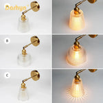 Voici Le Titre Transformé: Applique Murale Led Cuivre Design Moderne Élégant Chambre