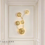 Voici Le Titre Transformé: Applique Murale Led Dorée Lumière Élégante Chambre