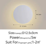 Voici Le Titre Transformé: Applique Murale Led Tactile Design Moderne Élégant Chambre