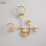 Voici Le Titre Transformé: Applique Murale Moderne Design Élégant Dorée B / Chaude Chambre