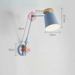 Voici Le Titre Transformé: Applique Murale Moderne Design Industriel Élégant E - Bleu Chambre