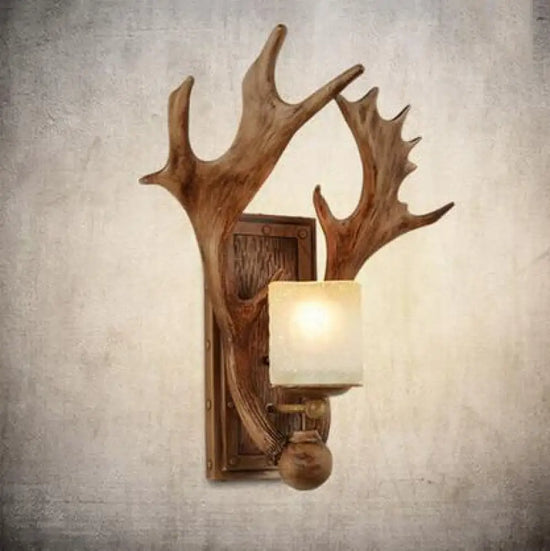 Voici Le Titre Transformé: Applique Murale Vintage Bois Élégante Luxueuse Couleur Originale Chambre