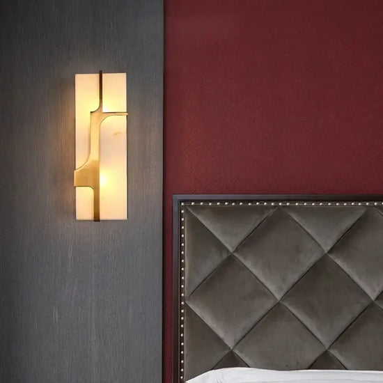Voici Le Titre Transformé: Applique Rectangulaire Élégante Design Minimaliste Led Murale Chambre