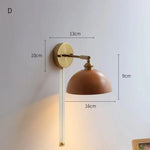 Voici Ma Proposition: Applique Murale En Bois Élégante Et Rustique Interrupteur À Chaîne 3 / 4W