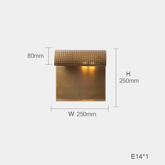 Voici Ma Proposition: Applique Murale Led Minimaliste Design Laiton Chambre
