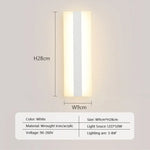 Voici Ma Proposition: Applique Murale Led Nordique Design Élégant Hôtel E Blanc / Lumière