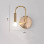 Voici Ma Proposition: Applique Murale Moderne Élégante Design Suspendue Doré / Froide Chambre