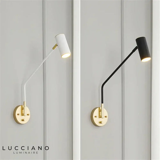 Voici Ma Proposition: Applique Murale Pivotante Minimaliste Design Industriel Chambre
