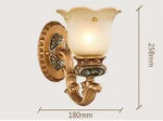 Voici Ma Proposition: Applique Murale Vintage Bronze Élégant Design Chambre