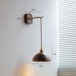 Voici Ma Transformation: Applique Murale Noyer Moderne Design Élégant Allumez La Prise 2 / 4W